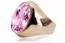 Ring Amethyst Original Vintage 14K Rose Gold Vintage craft vrc077r